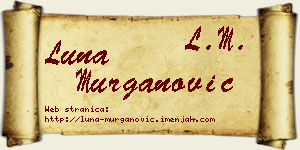 Luna Murganović vizit kartica
